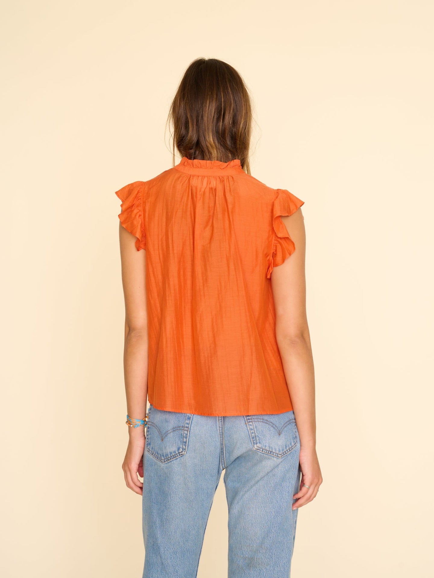 Xirena Top Papaya Whitley Top