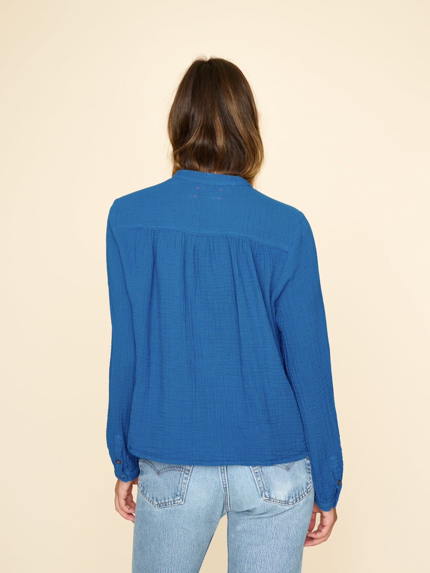 Xirena Top Port Blue Addisen Top