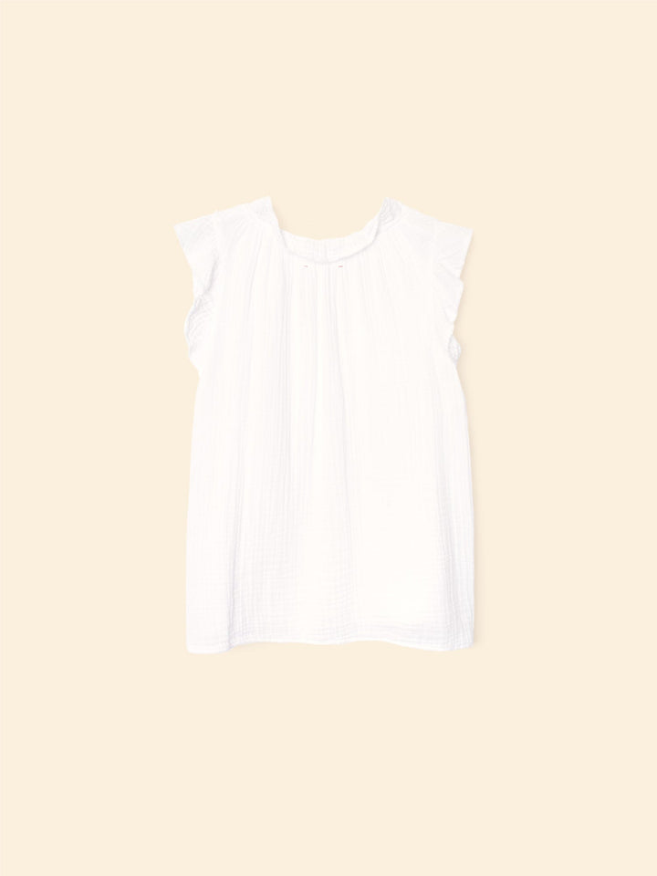 Xirena Top White Bex Gauze Top White Bex Gauze Top