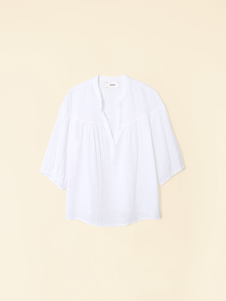 Xirena Top White Clem Top