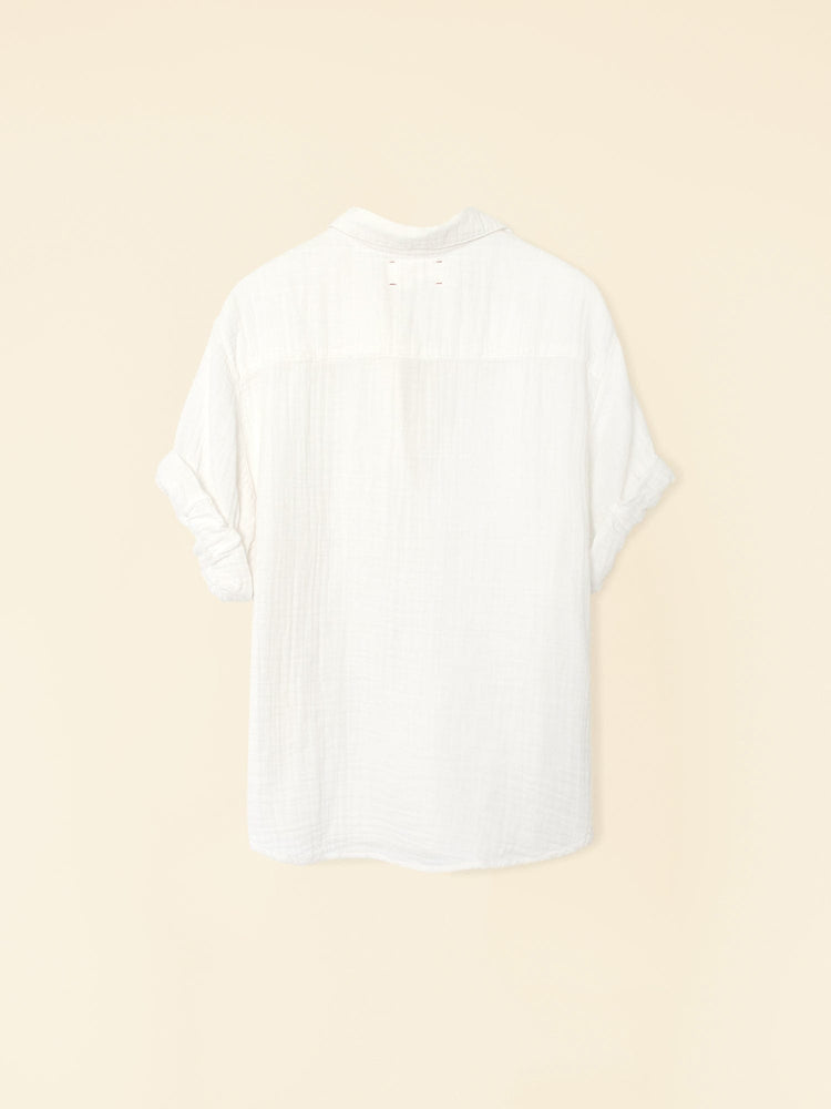 Xirena Top White Cruz Top