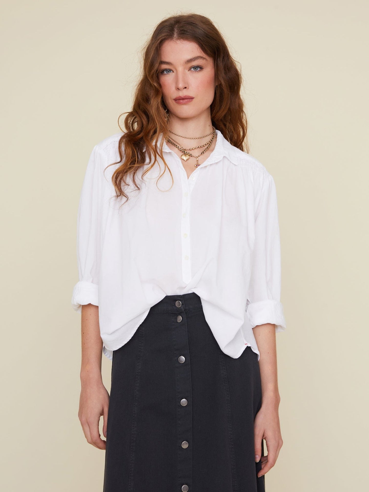 Xirena Top White Emerie Top