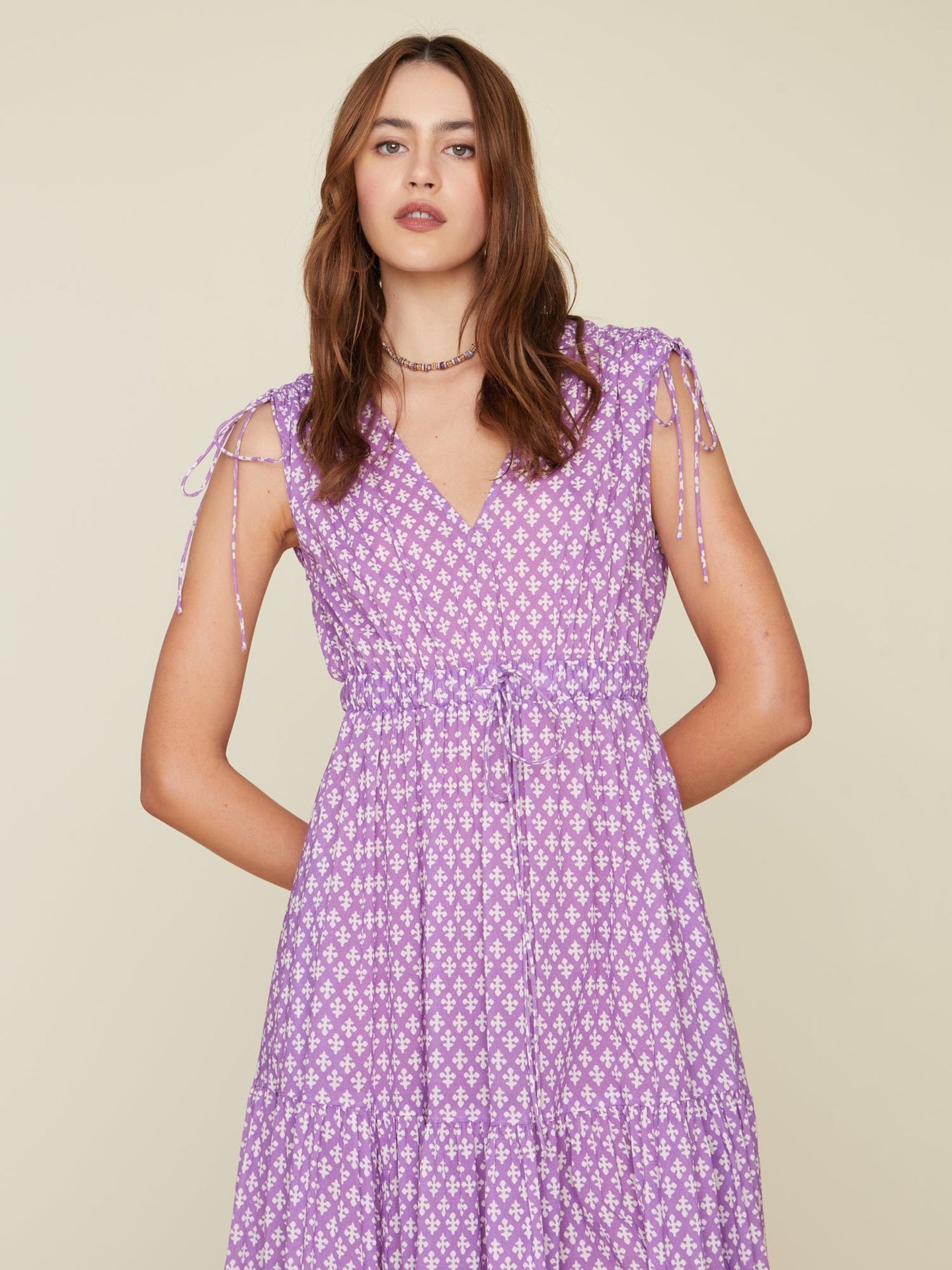 Xirena Dress Purple Clover Cecily Dress