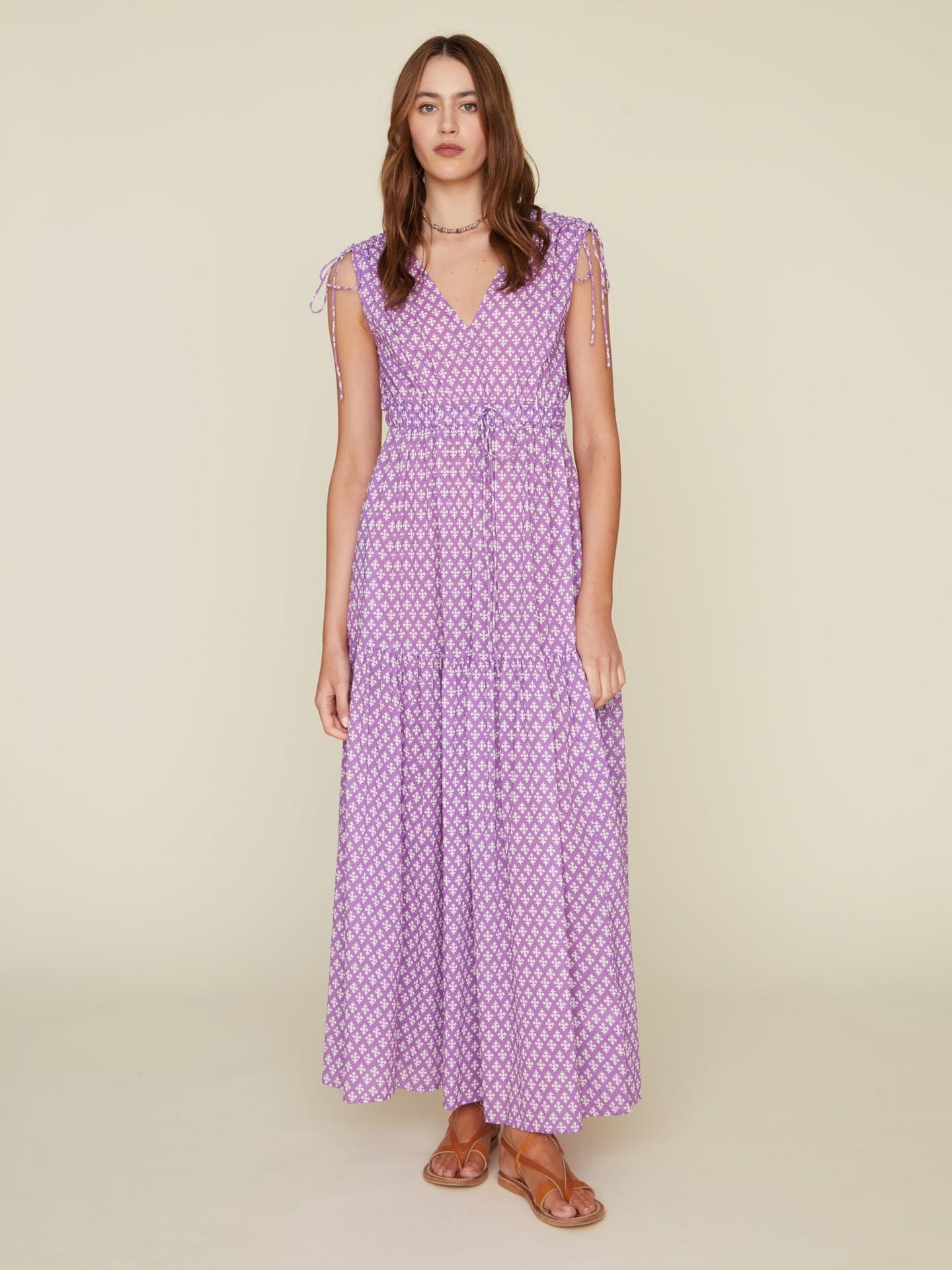 Xirena Dress Purple Clover Cecily Dress