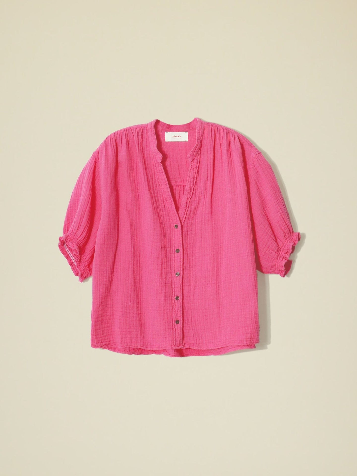 Xirena Shirt Pink Raspberry Alyss Shirt