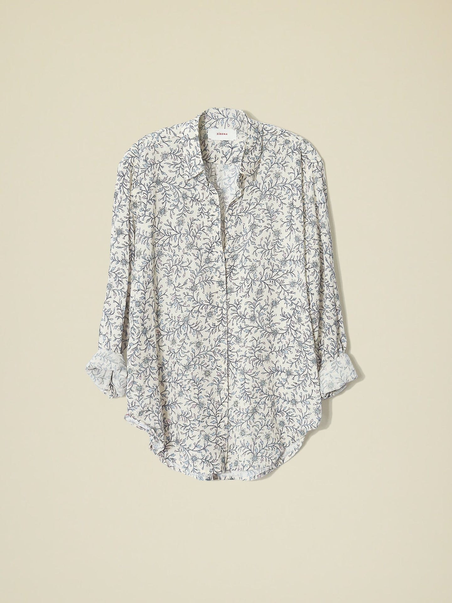 Xirena Shirt White Blossom Beau Shirt