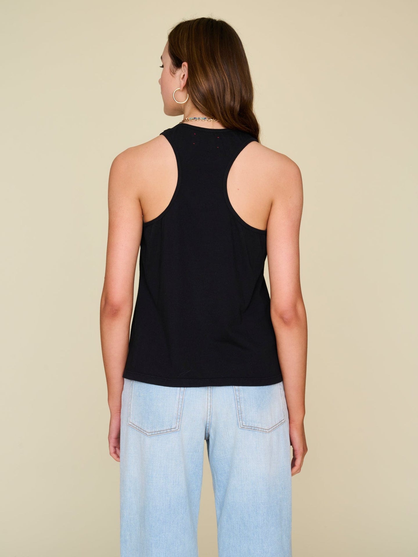 Xirena Tee Black Della Tank Top
