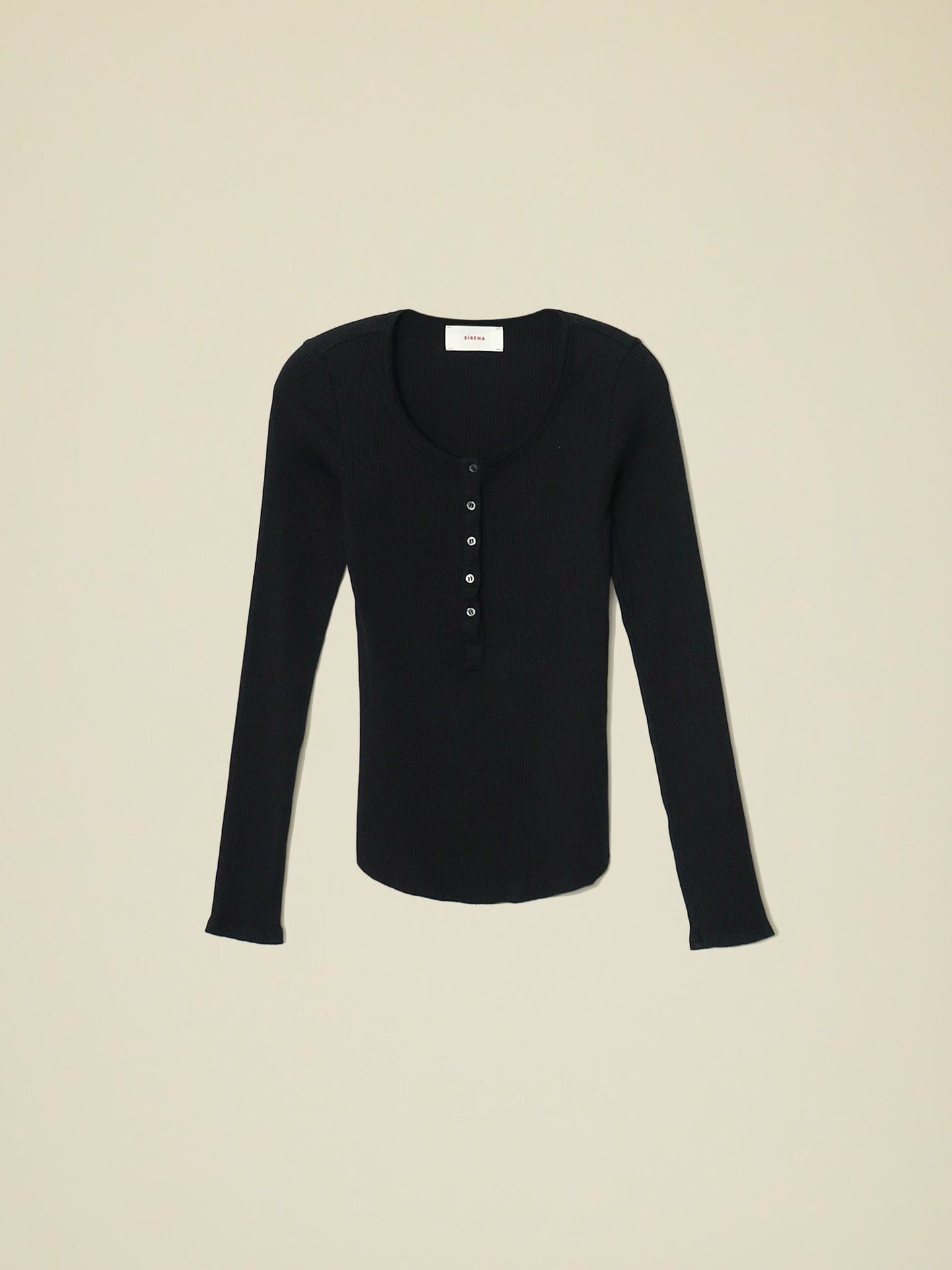 Xirena Top Black Kai Knit Top