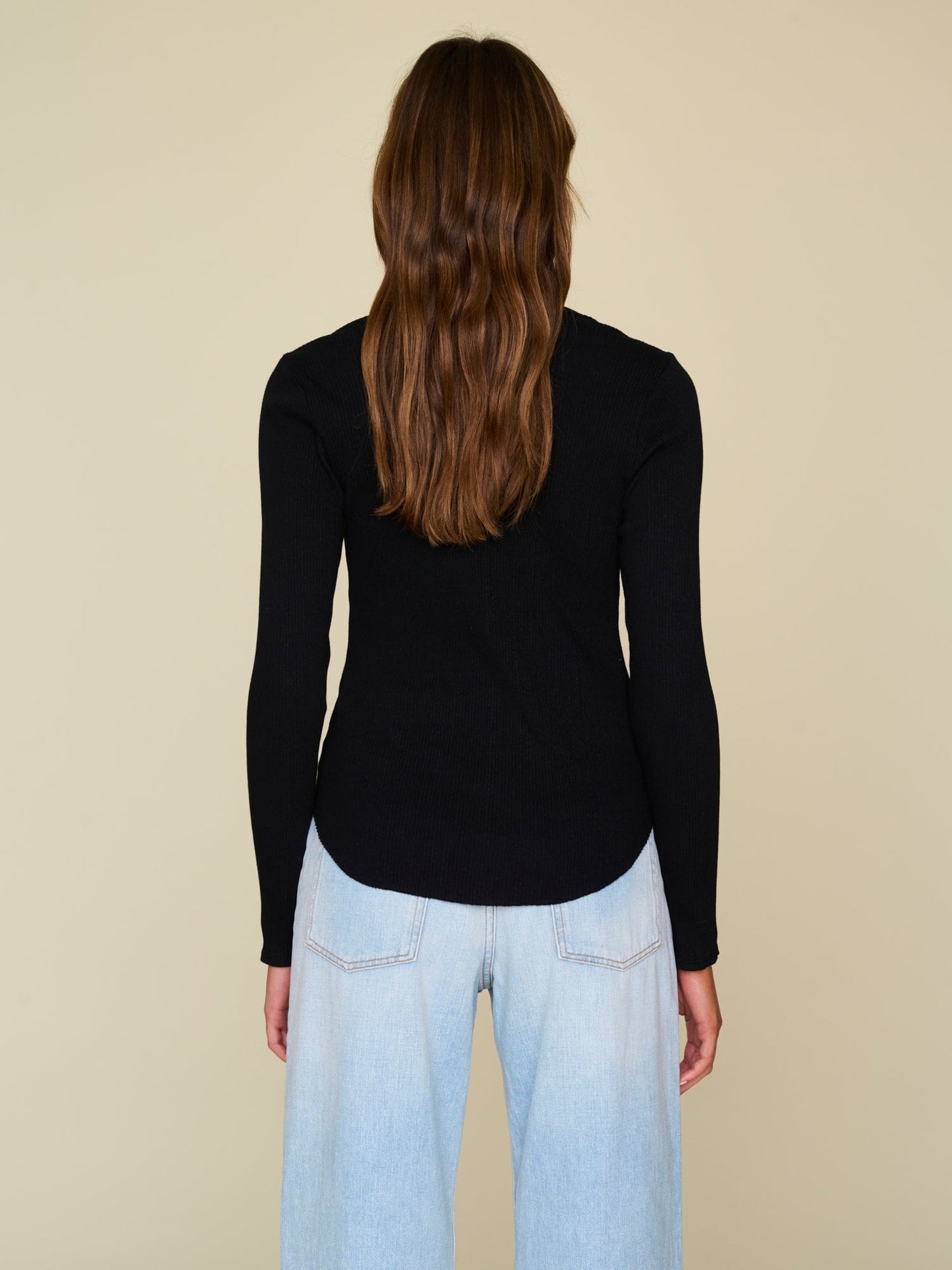 Xirena Top Black Kai Knit Top