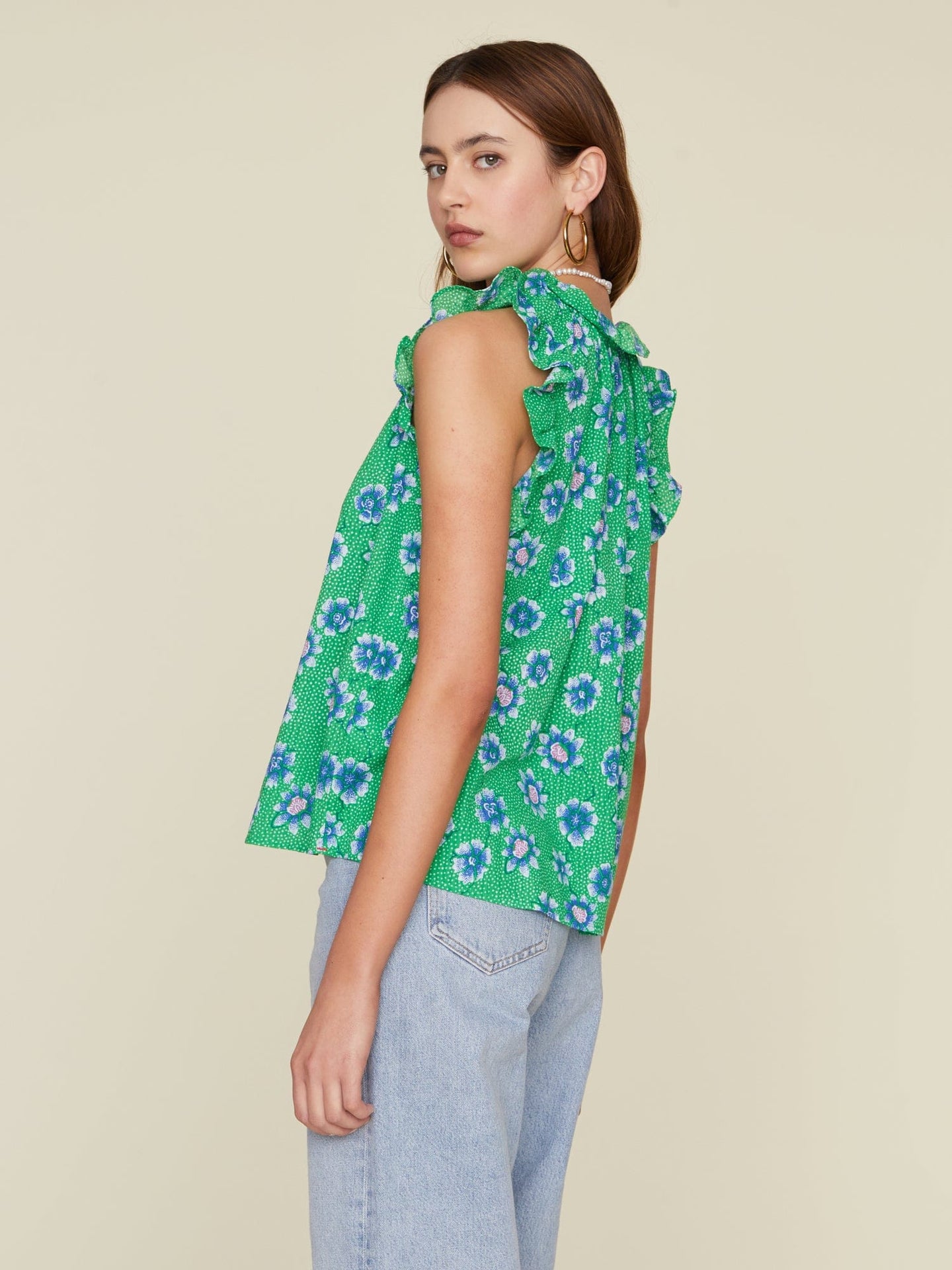 Xirena Top Green Poppy Bex Top