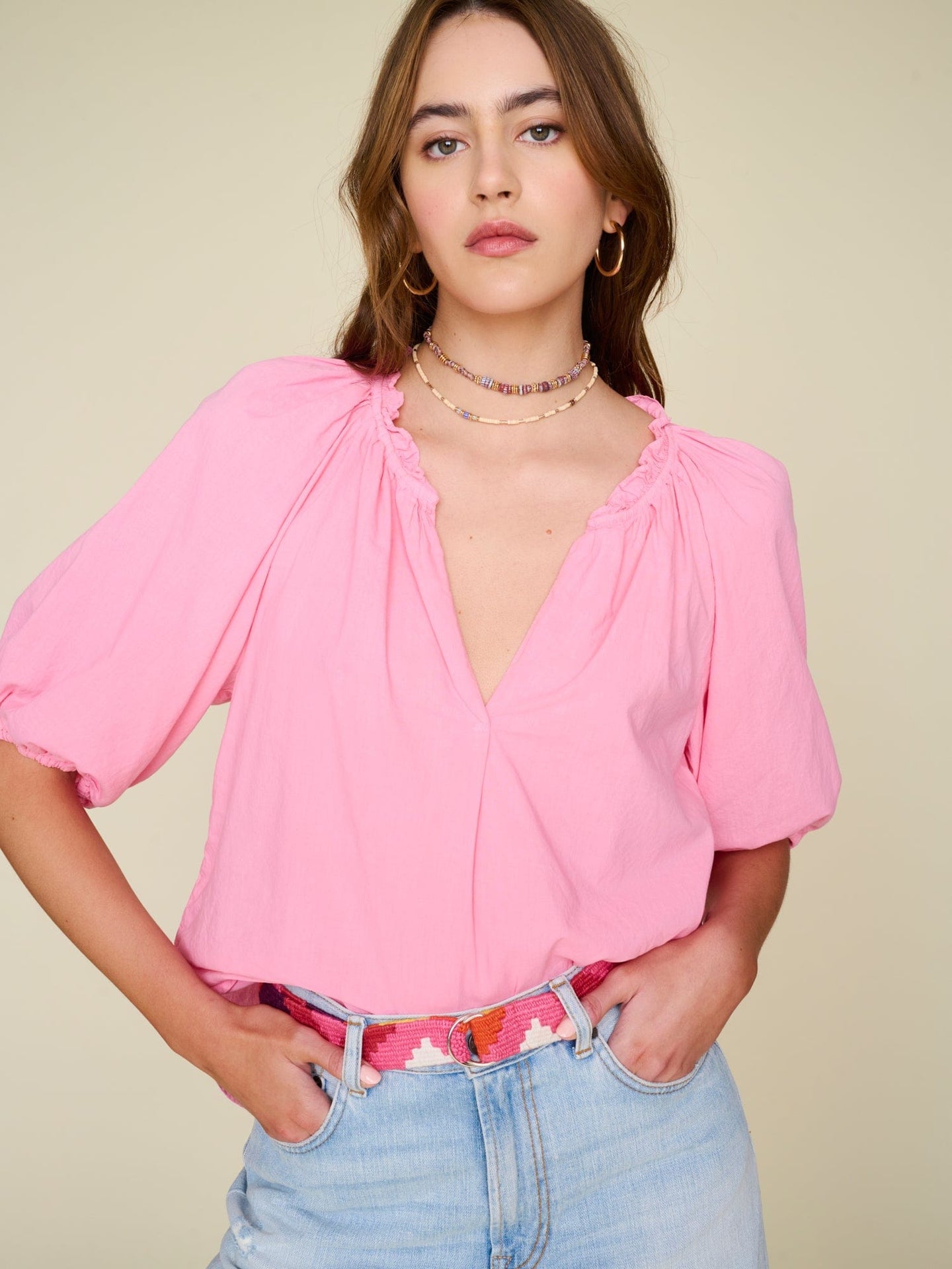 Xirena Top Rose Mallow Jules Top