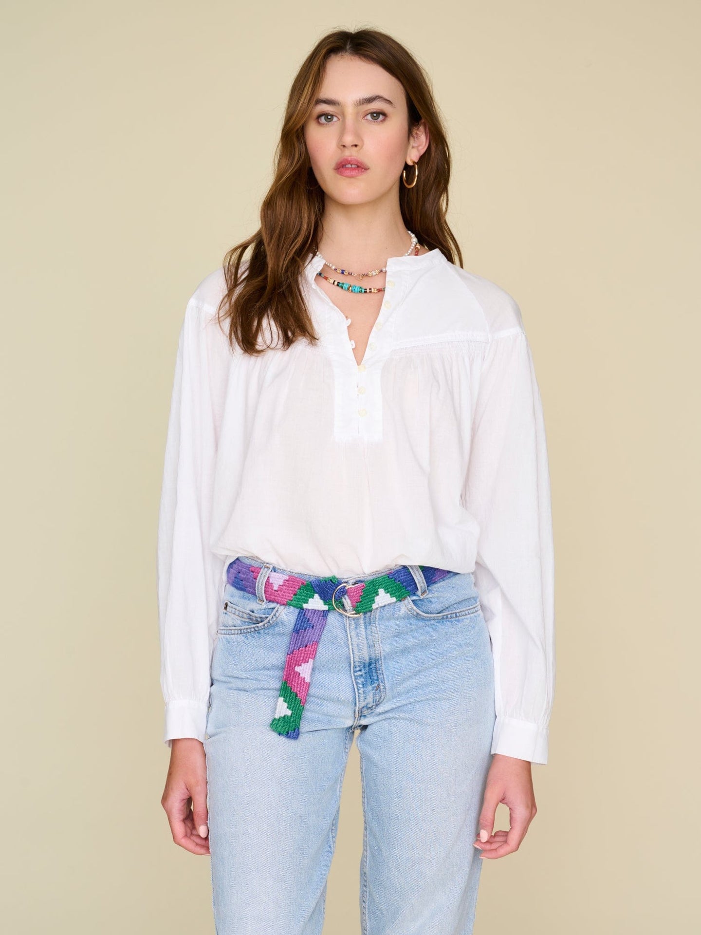 Xirena Top White Delilah Top