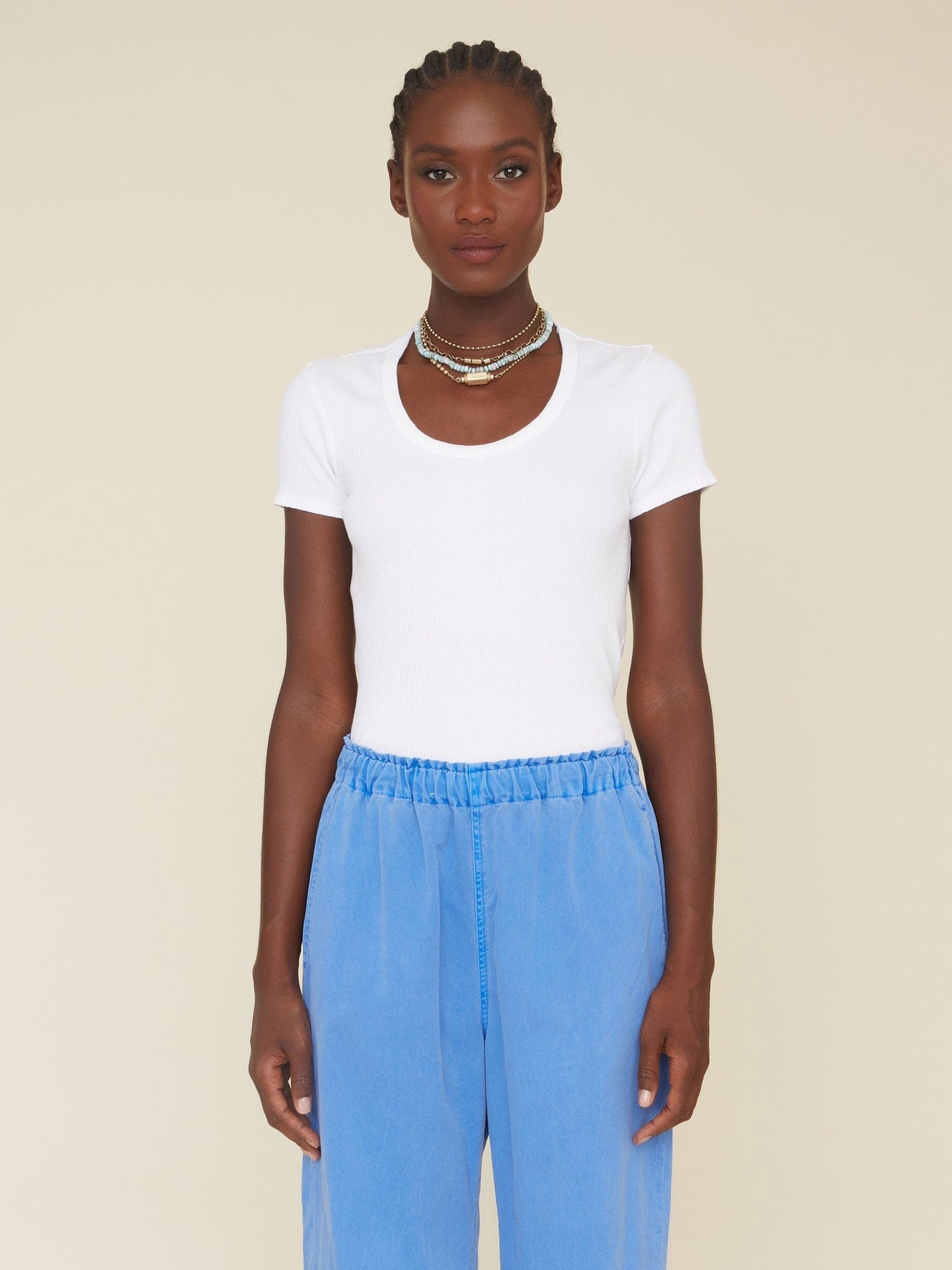 Xirena Top White Otis Knit Top